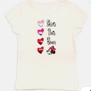 Disney Tee with Minnie and Heart and Bows Graphics